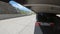 Semi -Truck Highway Driving - Exterior Trailer View