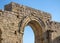 semicircular arch at the entrance chapel Romanesque architecture