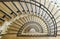 Semicircular styled winding stair