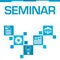 Seminar Blue Squares Symbols