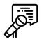 Seminar microphone speak icon vector outline illustration