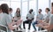 Seminar participants sitting in the conference room