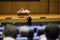 Seminars for many people and businessmen in the main auditorium to learn about online business operations and the use of