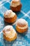 Semla vastlakukkel in Estonia is traditional sweet bun with whipped cream made for Shrove Tuesday