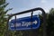 SEMMERING, AUSTRIA, OCTOBER 3, 2015: sign showing direction to trains in railway station in semmering, part of the