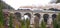 Semmering Railway. Aqueduct in the Austrian Alps.