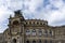 The Semperoper building in Dresden with the Quadriga above the entrance