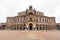 Semperoper building, the state opera house in the old town of Dresden, Germany