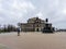 Semperoper building, the state opera house in the old town of Dresden, Germany