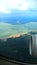 Senai Desaru bridge malaysia View From a plane