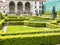 The Senate Garden with pool in the Waldstein palace garden, Mala strana, Prague