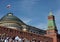 The Senate Tower of the Moscow Kremlin and the dome of the Senate building. Fragment.