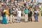 Senator and Mrs. John Kerry in exchange with member of Intertribal Indian Ceremony, Gallup, NM