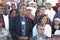 Senator and Mrs. John Kerry standing in audience of 83rd Intertribal Indian Ceremony, Gallup, NM