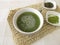 Sencha green tea with matcha