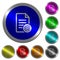 Send document as email luminous coin-like round color buttons
