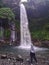 Sendang Bidadari, a beautiful waterfall and is a favorite tourist spot in Baturaden, Banyumas, Central Java.