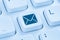 Sending E-Mail email letter internet blue computer keyboard