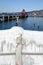 Seneca Lake Harbor after winter storm `Stella`