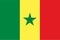 Senegal flag vector.Illustration of Senegal flag