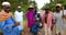 SENEGAL - JUNE 12: group of men taking a rest during their work