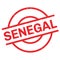 Senegal rubber stamp