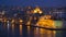 Senglea Town at Night in Malta