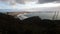 Senic View from Cape Reinga at beach and ocean waves in New Zealand