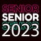 Senior 2023, typography design for kindergarten pre k preschool