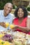Senior African American Couple Healthy Eating Outs