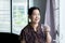 Senior Asian woman hands holding a glass of water,Elderly healthy and lifestyle concept