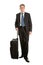 Senior businessmen with travel bag