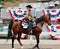 A Senior Citizen Rides A Trotting Horse At The Germantown Charity Horse Show