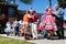 Senior Citizens Square Dance At Outdoor Event