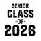 Senior Class Of 2026 Vector T shirt Design, Class Graduate