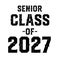 Senior Class Of 2027 Vector T shirt Design, Class Graduate