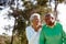 Senior Couple Enjoying Walk Together