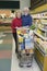 Senior Couple Food Shopping In Supermarket