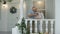 Senior elderly caucasian couple drinking wine, looking ahead, making a kiss in porch at home