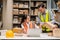 senior engineer manager supervisor working with young woman engineer staff worker in factory hardware parts store inventory room