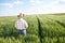 Senior farmer in a field