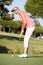 Senior Female Golfer On Golf Course