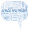 Senior Healthcare word cloud