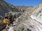 Senior hikers in Pinto Valley near Lake Mead Nevada