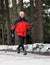 Senior Nordic Walking in winter