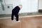 Senior woman playing Bowls