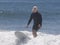 Senior Woman Surfing