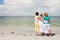 Senior women on beach