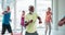 Senior, workout and black man in gym for fitness and health with exercise for balance in retirement. Training, pilates