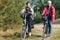 Seniors on a bike